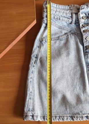 Крутая джинсовая юбка, 100% коттон, туречка4 фото