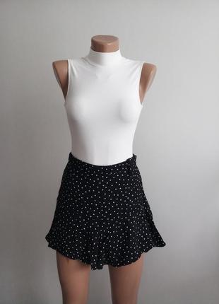 Спідниця шорти zara у горох