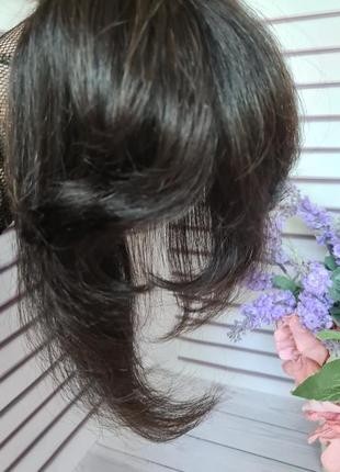 Челка шторка 100% натуральный волос.