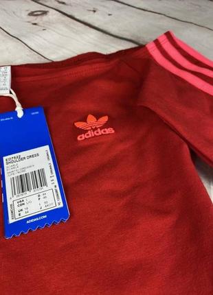 Новое платье туника платье женское красное спортивное миди adidas off the shoulder red dress size l7 фото