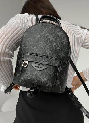 Женский рюкзак louis  vuitton backpack silver mini1 фото