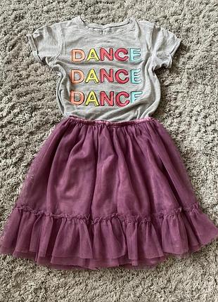 Спідничка комлект юбка футболка