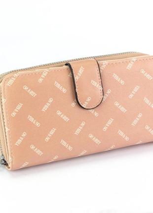 Жіночий гаманець з екошкіри briciole p381 рожевий -1 фото
