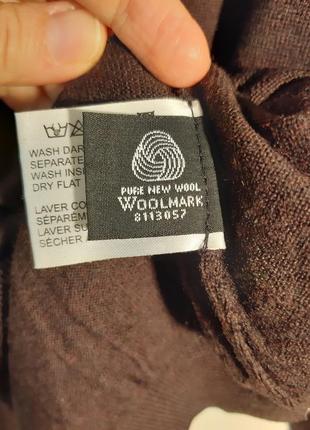 Шерстяной свитер пуловер  woolmark3 фото