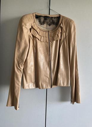 Шкіряна куртка fendi