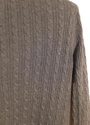 Шерсть кашемир свитер с косами размер хс6 фото