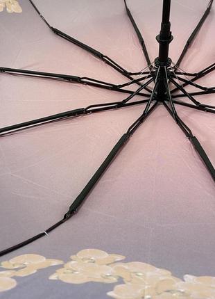 Жіноча парасоля thebest напівавтомат орхідея на 10 спиць #0733/65 фото