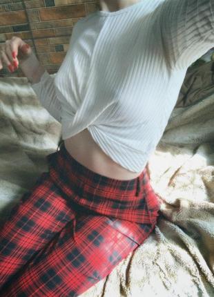 Брюки в клітинку