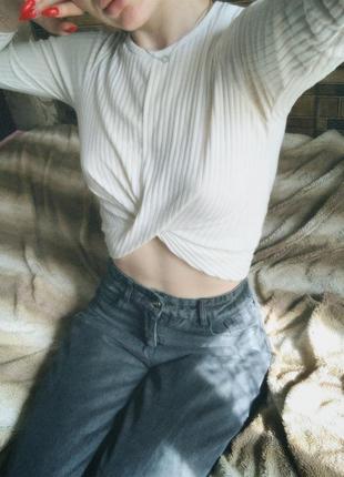 Чорні джинси mom