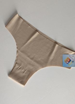 Трусы бесшовные телесные