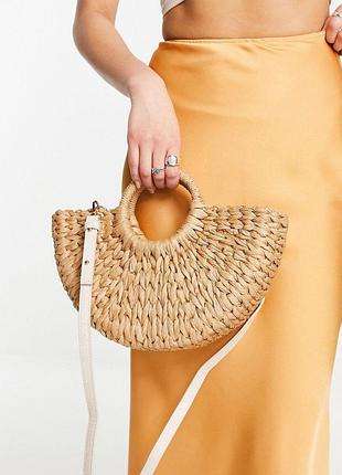 Плетеная сумочка asos