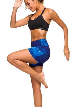 Спортивні шорти flatik starry series women's capri leggings yoga shorts breathable