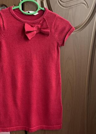 Котонова сукня з люрексом h&m 4-6р. на 110-116см, нможна на близнюків, є дві!