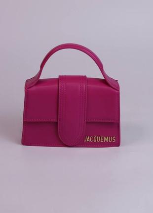 Сумка jacquemus mini fuxia