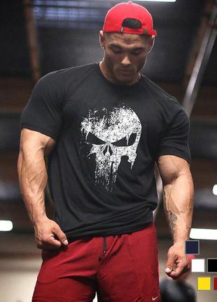 Футболка чоловіча "punisher" чорна