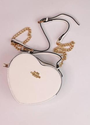 Сумка coach heart white