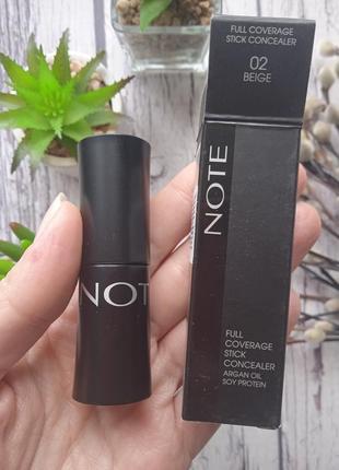 Корректор note full coverage stick concealer тон 02