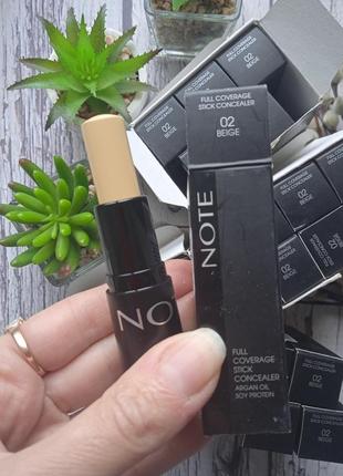 Корректор note full coverage stick concealer тон 02