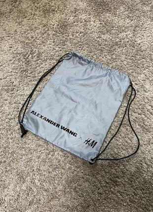 Рюкзак-мешок сумка alexander wang x hm