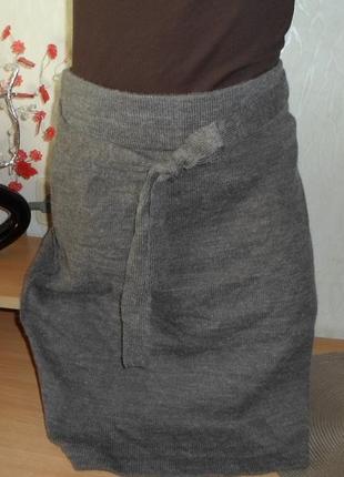 Класна, стильна /тепла спідниця з вовною/мохером/розмір l