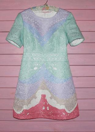 Красивое перфорированное платье, коттон.  р. м