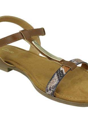Р.37,38,39.5 clarks женские кожаные сандалии оригинал9 фото
