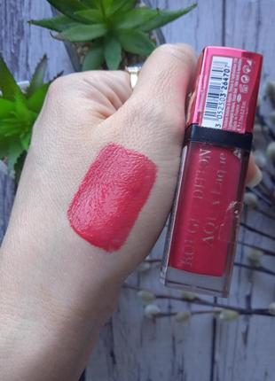 Жидкая лаковая помада bourjois rouge edition aqua laque тон 07