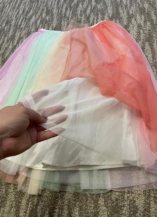 Очень красивая, нарядная юбка для девочки 8-10 лет3 фото