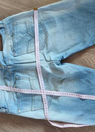 Голубые джинсовые шорты бренд diesel7 фото