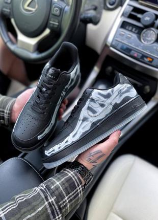 Nike air force 1 low black skeleton