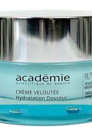 Мягкий увлажняющий крем-бархат academie hydraderm velvety cream, 50мл