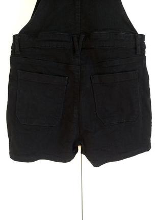 Стрейчевый джинсовый ромпер шорты на подтяжках комбинезон для девочки 12 лет3 фото