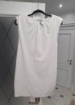 Короткое трикотажное платье zara