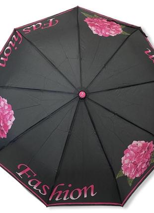 Женский зонт toprain полуавтомат на 9 спиц #0125