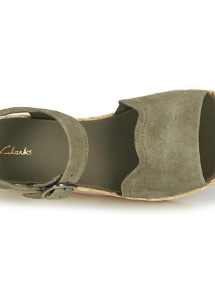 Р.35.5, 37, 38, 39 clarks жіночі замшеві босоніжки оригінал2 фото