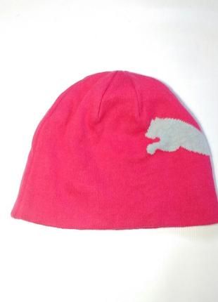 Зимова зимняя теплая шапка puma оригинал2 фото