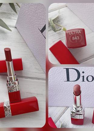 Стійка зволожувальна помада для губ rouge dior ultra rouge1 фото