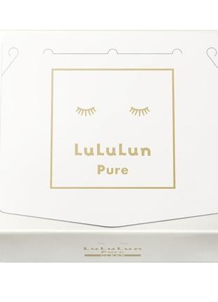 Омолаживающая тканевая маска для тусклой кожи pure clear lululan (32 шт.)