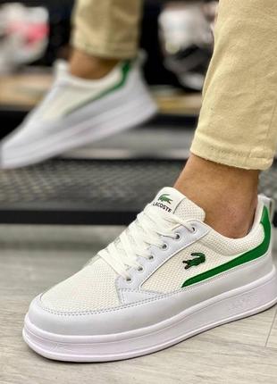 Мужские кроссовки lacoste joggeur white