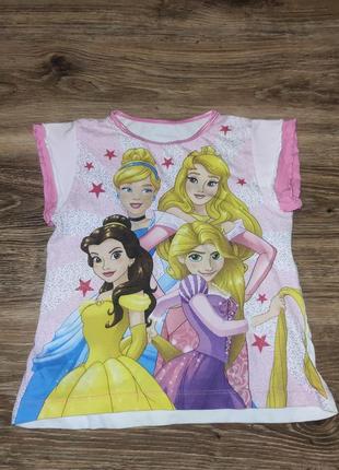 Футболка disney princess (3-4года)