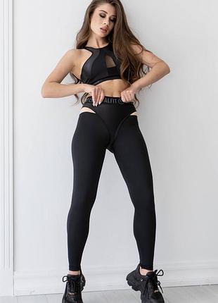 Лосіни з імітацією білизни