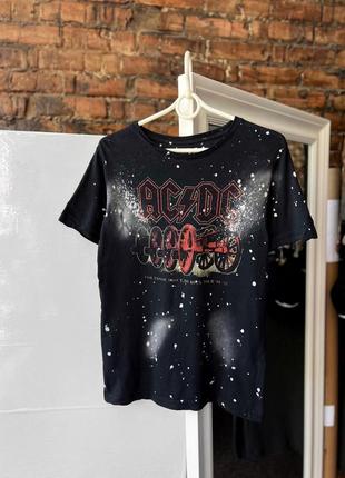 Ac/dc women’s 2018 under license women’s big print t-shirt жіноча футболка