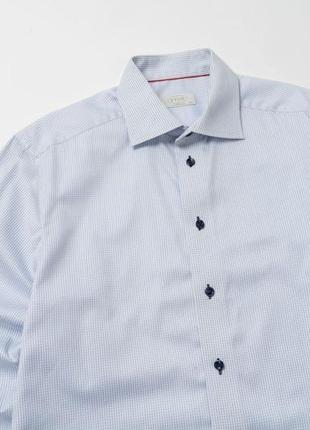 Eton contemporary blue shirt мужская рубашка3 фото