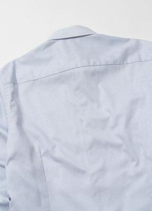 Eton contemporary blue shirt мужская рубашка6 фото