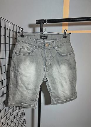 Джинсові шорти boohoo skinny stretch