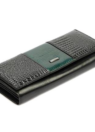Жіночий гаманець з екошкіри cavaldi px24-1-ds зелений -5 фото