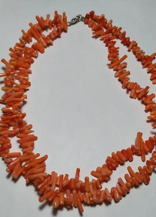 Ожерелье из натурального коралла2 фото
