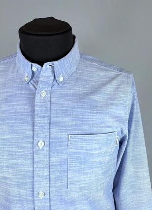 Рубашка carhartt rogers оригинал размер xl на длинный рукав голубая3 фото