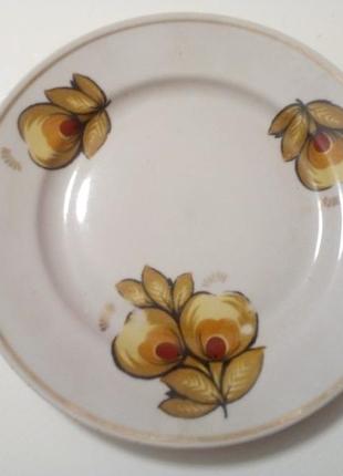 Тарілка з квіточками #розвантажуюсь