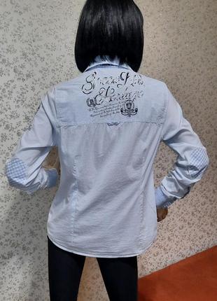 Рубашка soccx хлопок вышивка р. l сорочка вишивка кэжуал стиль урбан6 фото
